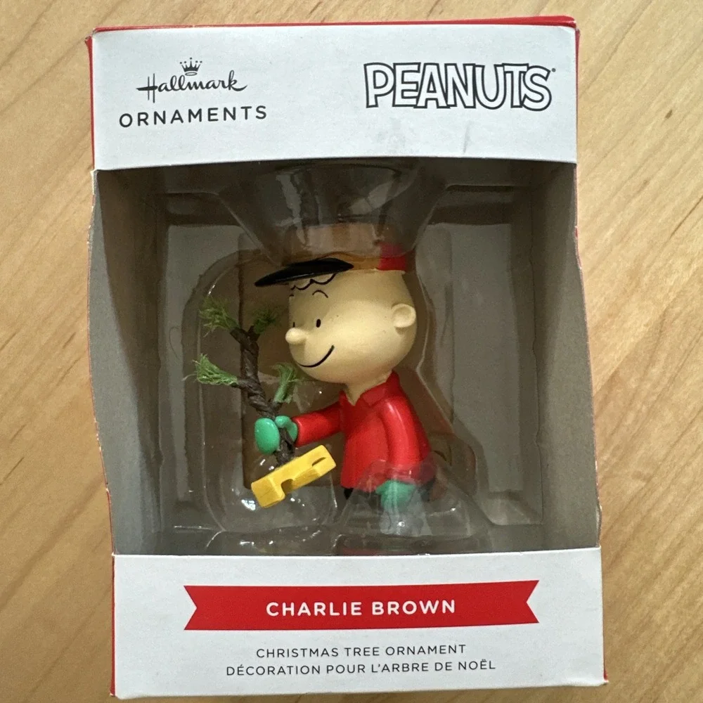 Hallmark Peanuts Christmas Tree Ornament Charlie Brown With Tree 2024 New